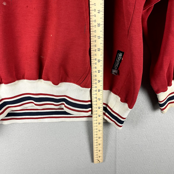 The Source Clothing Company Hoodie Men XL Hip Hop Streetwear Thrashed Distressed - Picture 9 of 16